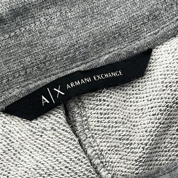 Armani Exchange S Gray Elastic Drawstring Jogger Cotton Blend Sweatpants - Picture 3 of 16